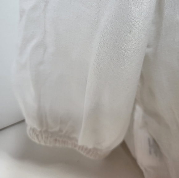 Aritzia Babaton White Sheer Blouse - Picture 7 of 8